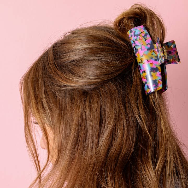 Taylor Elliott Designs - Wholesale Hair clip – Child - Claw Hair Clip - Large - Colorful Tortoise1