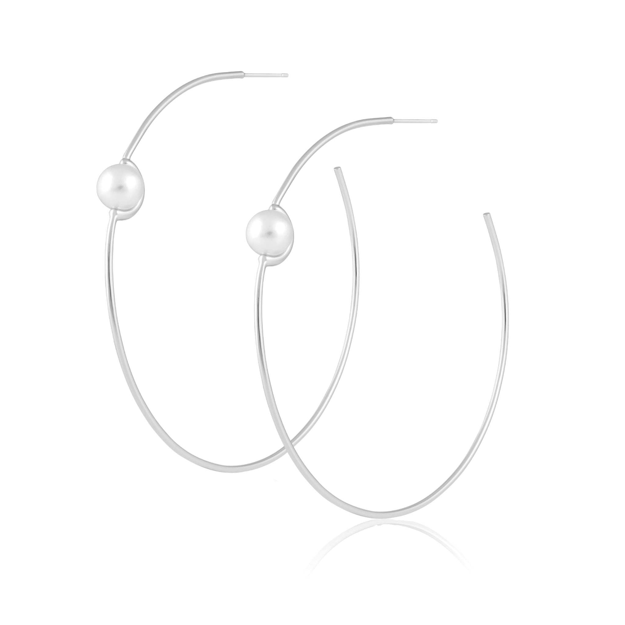 Sahira Jewelry Design - Wholesale Hoop Earrings - Belize Pearl Hoop3