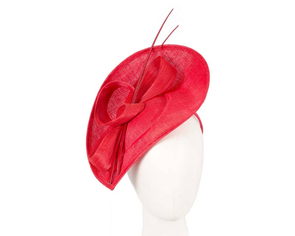 Max Alexander by Cupids Millinery Melbourne - Wholesale Fascinator Hat - Women's - Large sinamay fascinator with loops and feathers14