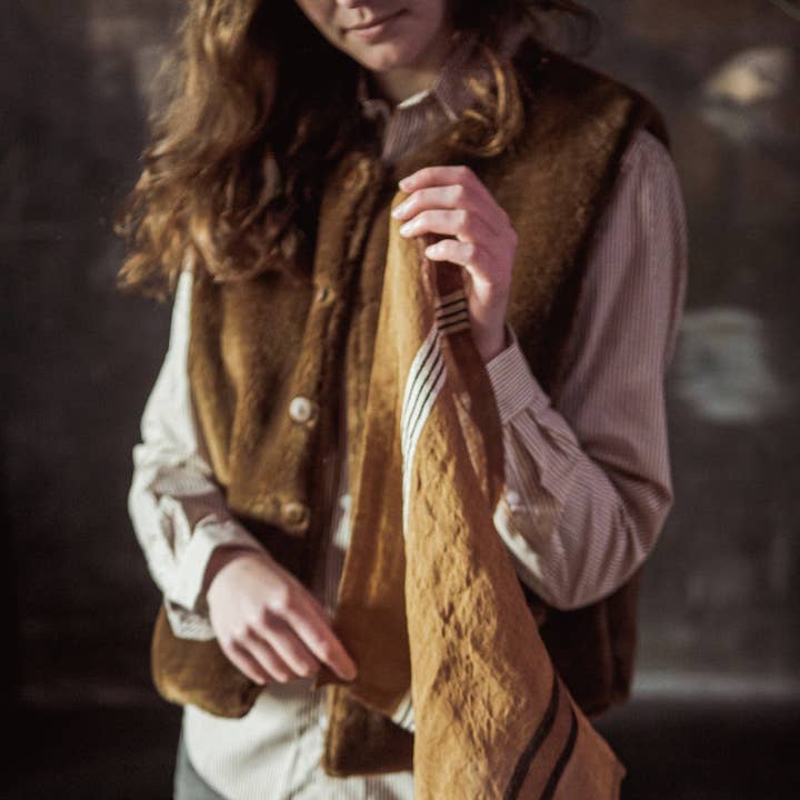 Tovagliolo a righe The Locomotive Stripe 42x42cm per la vendita all'ingrosso da parte di Libeco Home