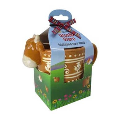 Dublin Gift Company - Vendita all'ingrosso Tazza - Tazza in ceramica a forma di mucca scozzese