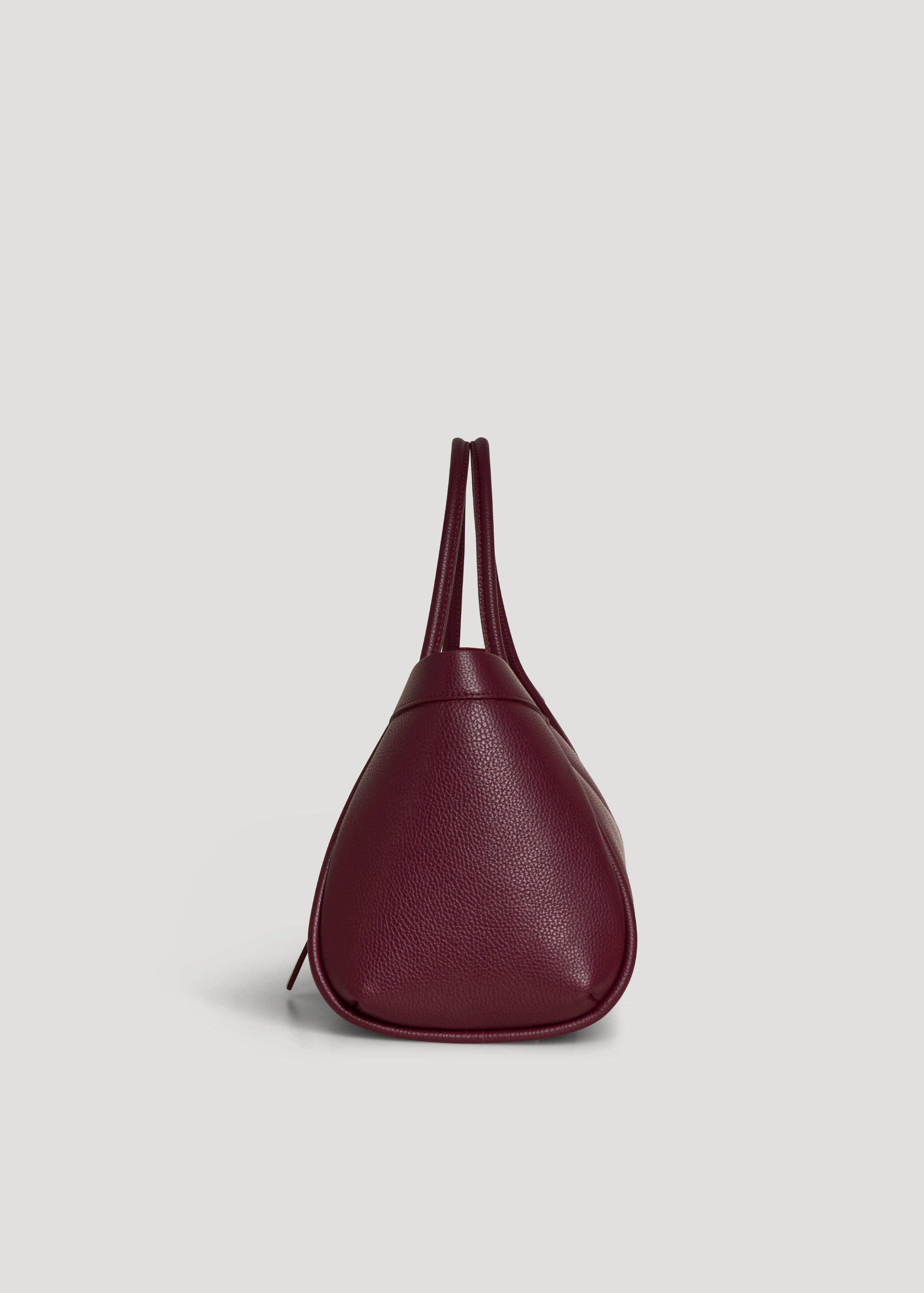 Prestige Milano - Wholesale Tote Bag - Women's - Borsa Mayfair in pelle Togo bordeaux2