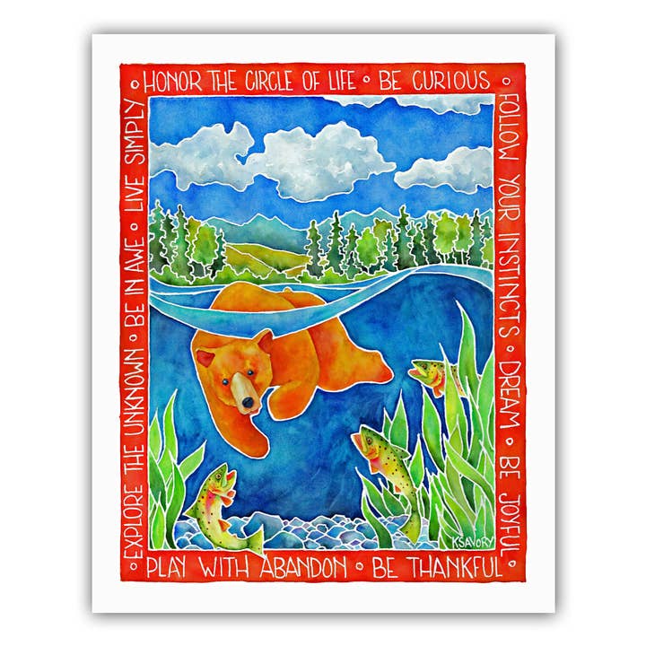 Catch Me If You Can Print for wholesale by Simply Savory Art