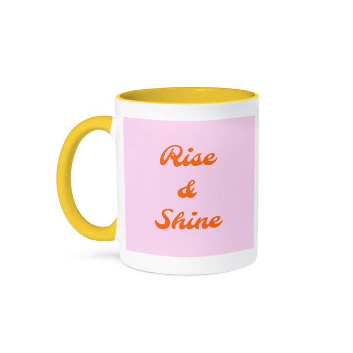 3dRose - Wholesale Coffee Mug - 3dRose, Image of Rise And Shine Quote, Mug