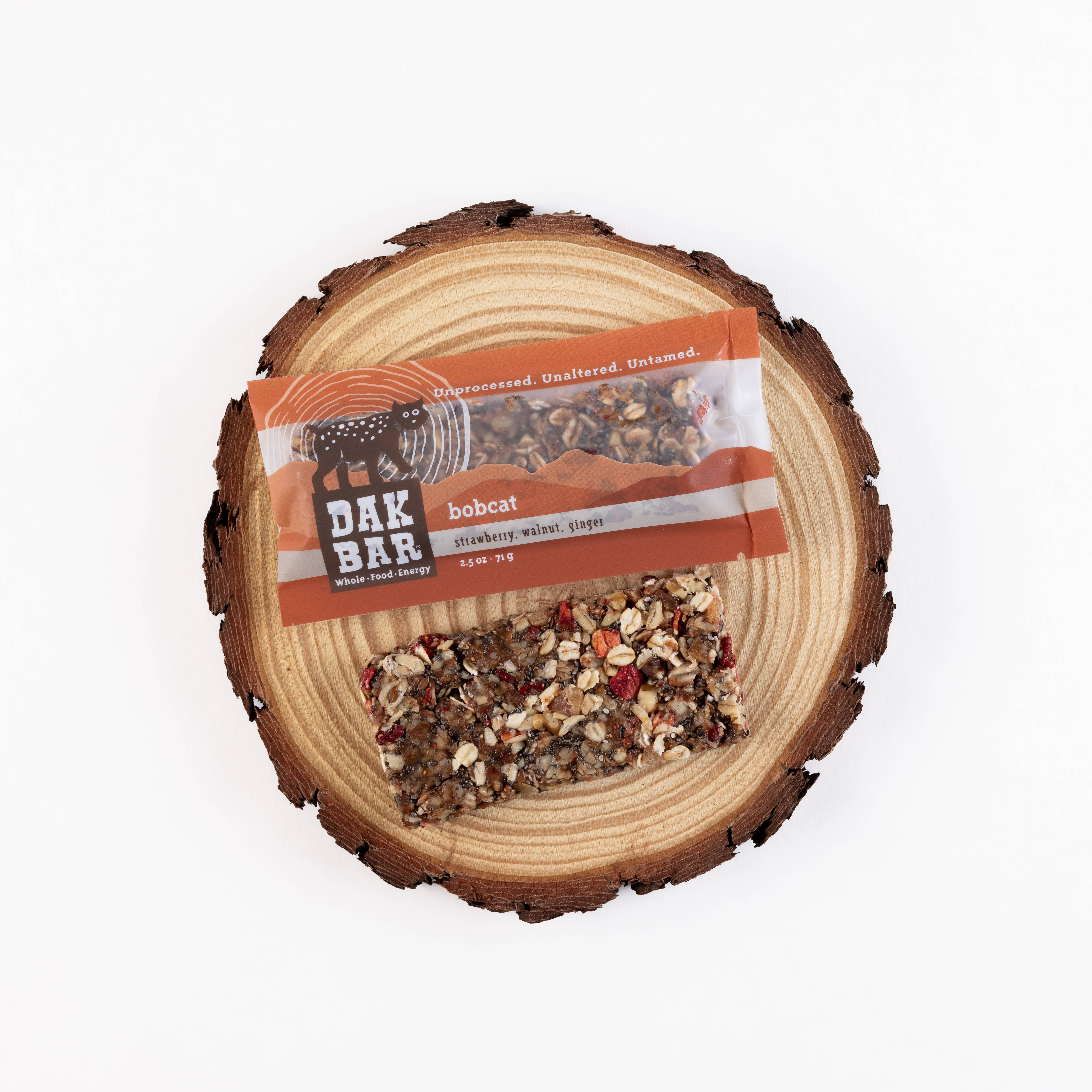 Dak Bar - Wholesale Snack Bar - Bobcat Bar - Walnuts, Strawberries & Ginger Snack Bar5