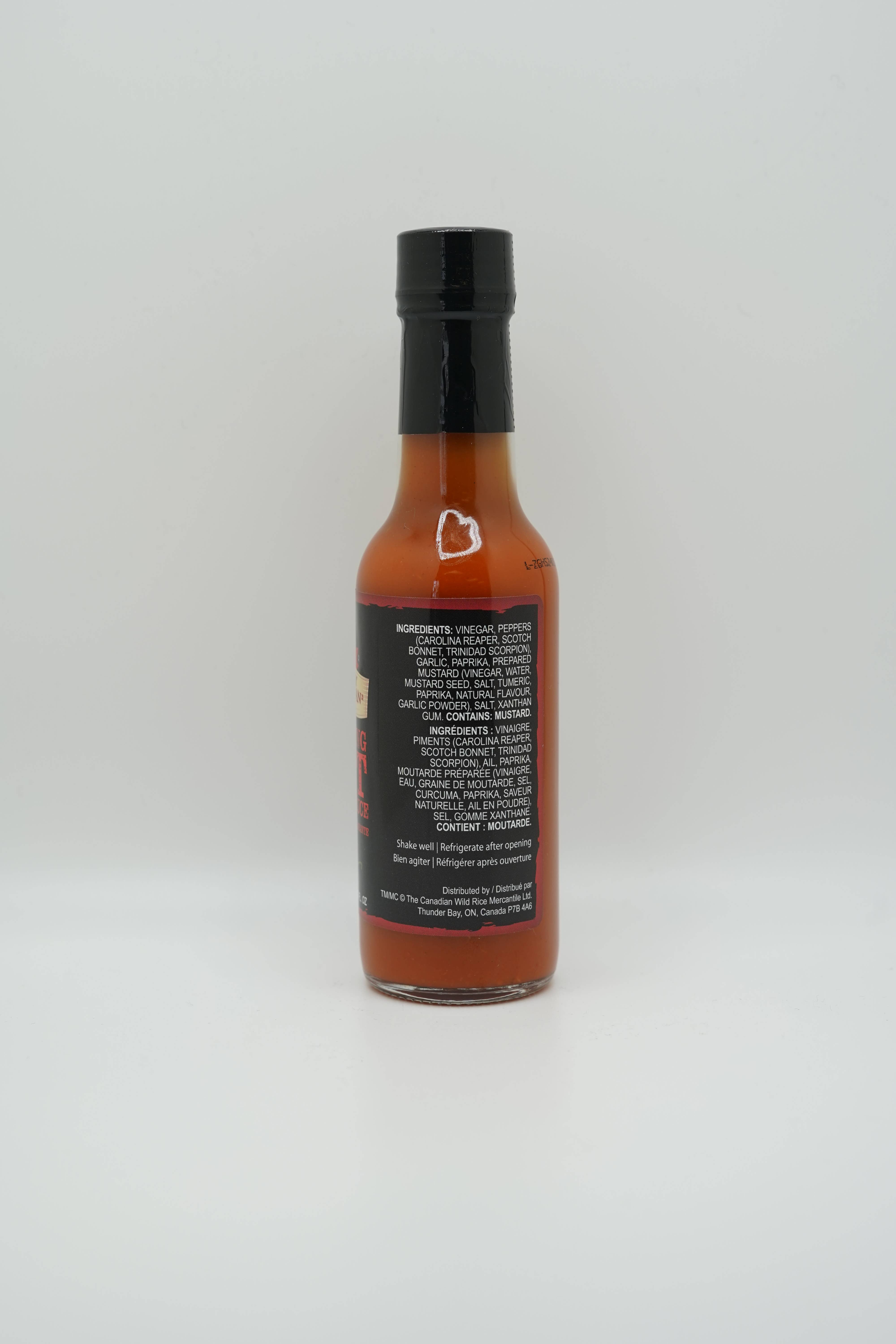 Wildly Canadian - Vente Sauces barbecue - Sauce à l'Ail Brûlante1