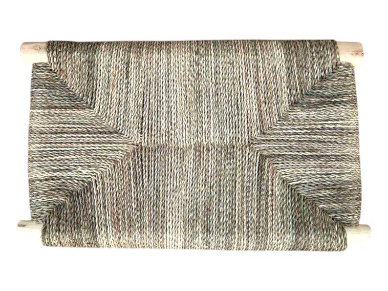 HandmadeBestSeller – wholesale Stool – Handmade Wooden Bench with Palm Leaf Cord Seat3