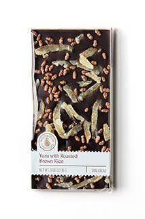 Wildwood Chocolate - Wholesale Chocolate Bar - Yuzu with Roasted Brown Rice1
