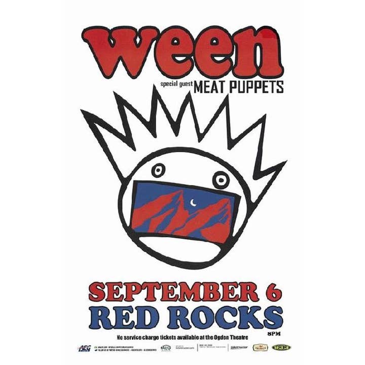 PosterSource - Wholesale Poster - Ween Red Rocks 2009