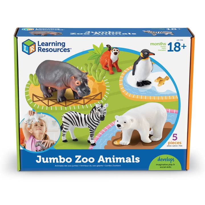 Learning Resources - Wholesale Toy Set - Kids - Jumbo Zoo Animals5