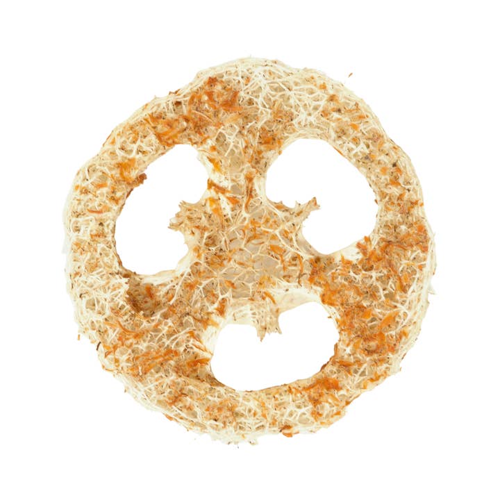 No Furries Delights - Wholesale Pet Supplement - Not Cat/Dog - Banana Carrot Flavoured Loofah (3 Pack)4