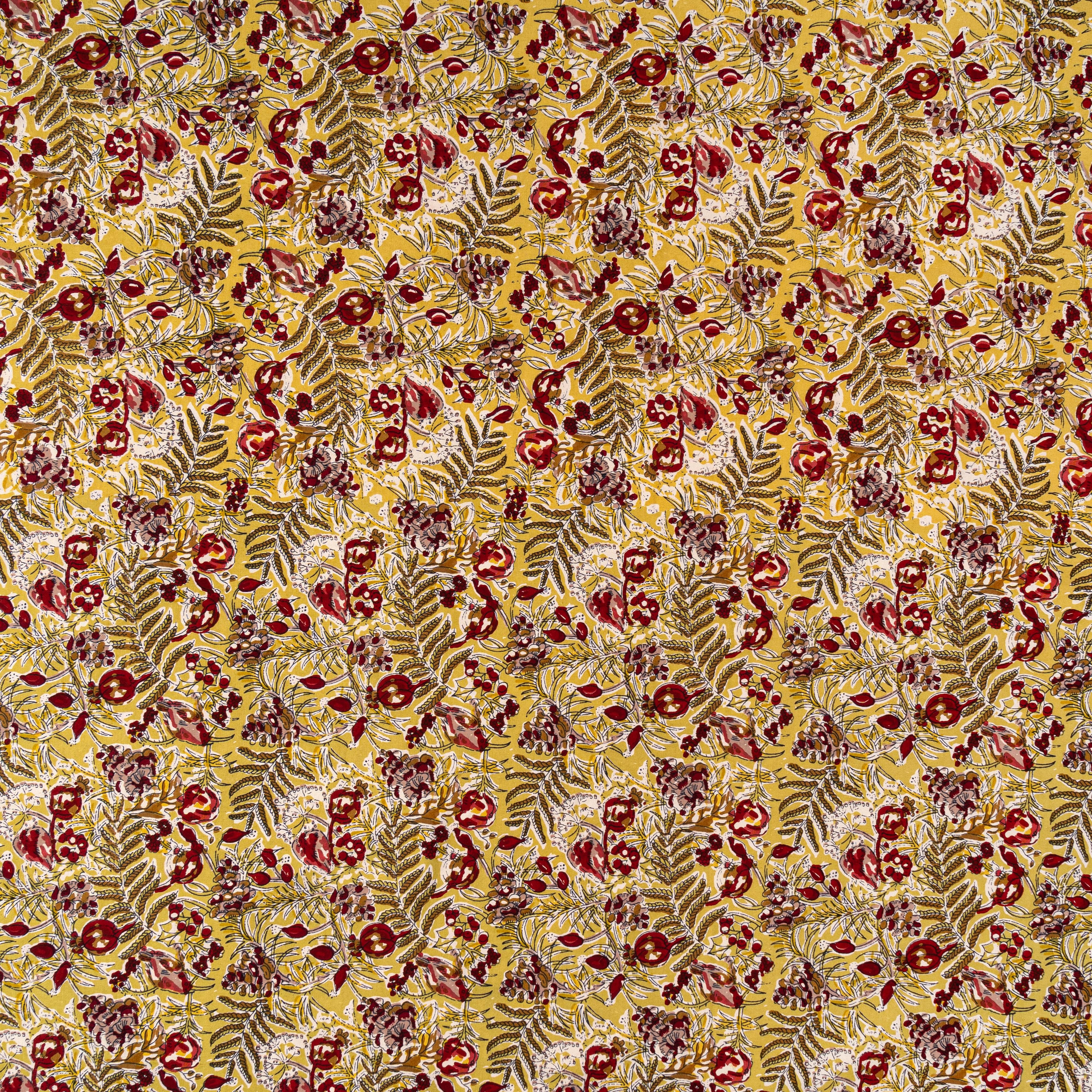 Couleur Nature – Großhandel Tischdecken – Winter Garden Red & Green | Französische Tischdecken9