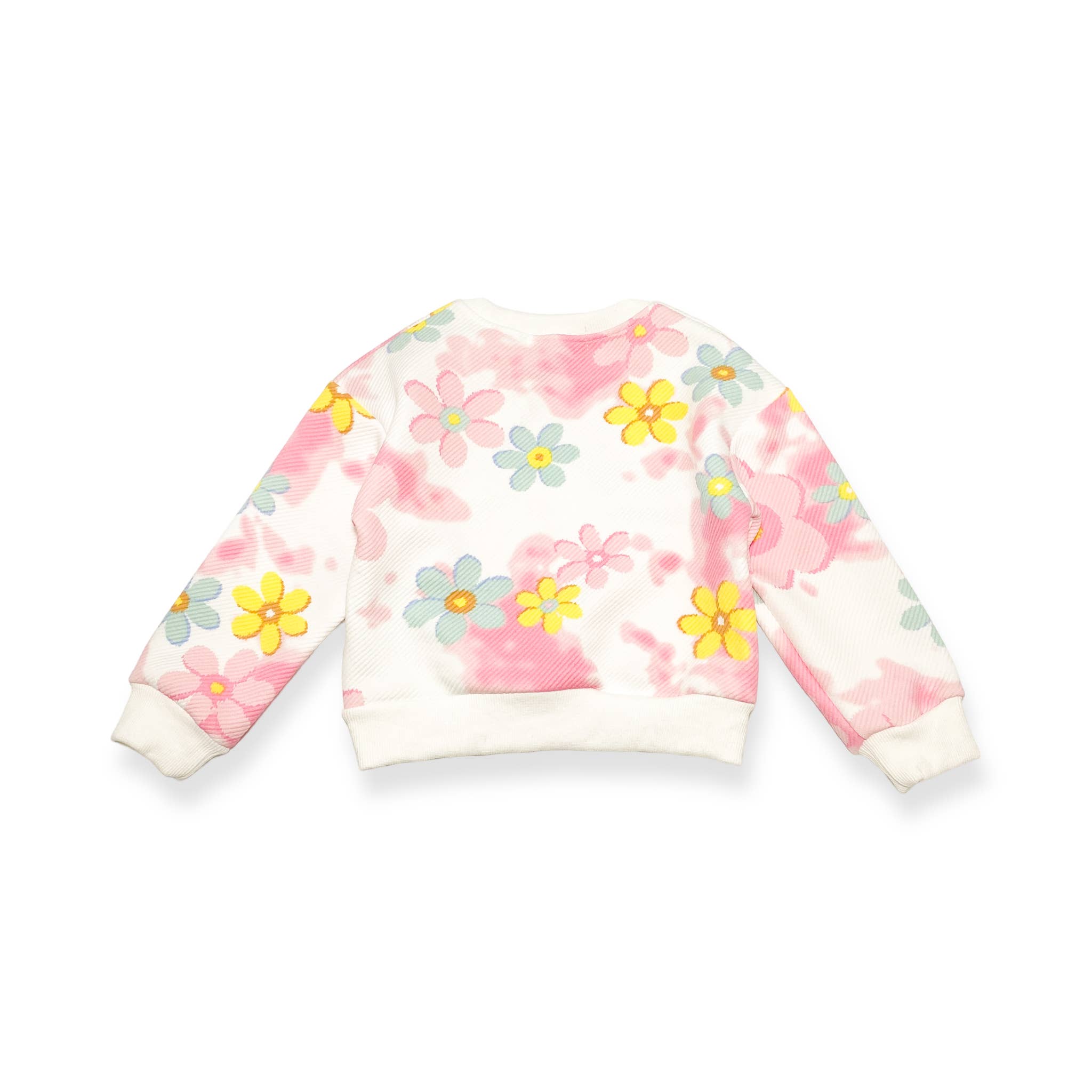 Doe a Dear – Engroshandel Sweatshirt - Børn – A15 15396 Blomstret Skyfarvet Sweatshirt4