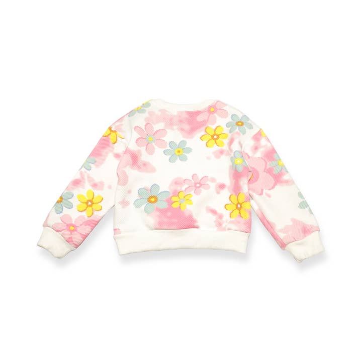 Doe a Dear – Engroshandel Sweatshirt - Børn – A15 15396 Blomstret Skyfarvet Sweatshirt4