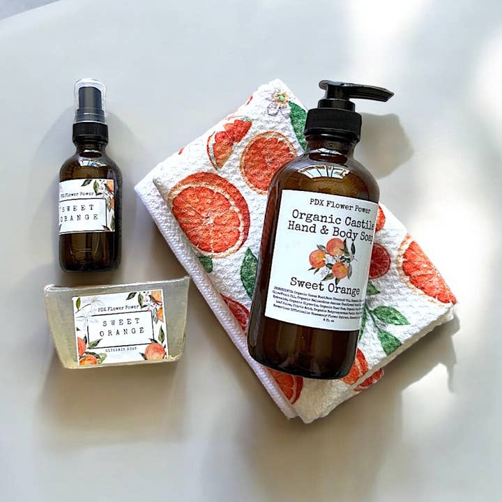 Sweet Orange Gift Set (W/ Room Spray) for wholesale by PDX Flower Power