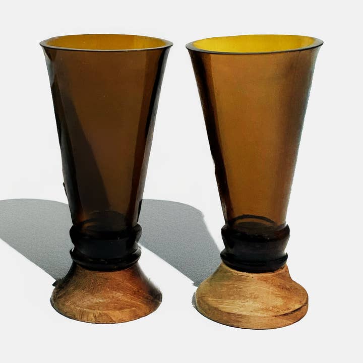 Verres à liqueur ambrés pour la vente par Mosa