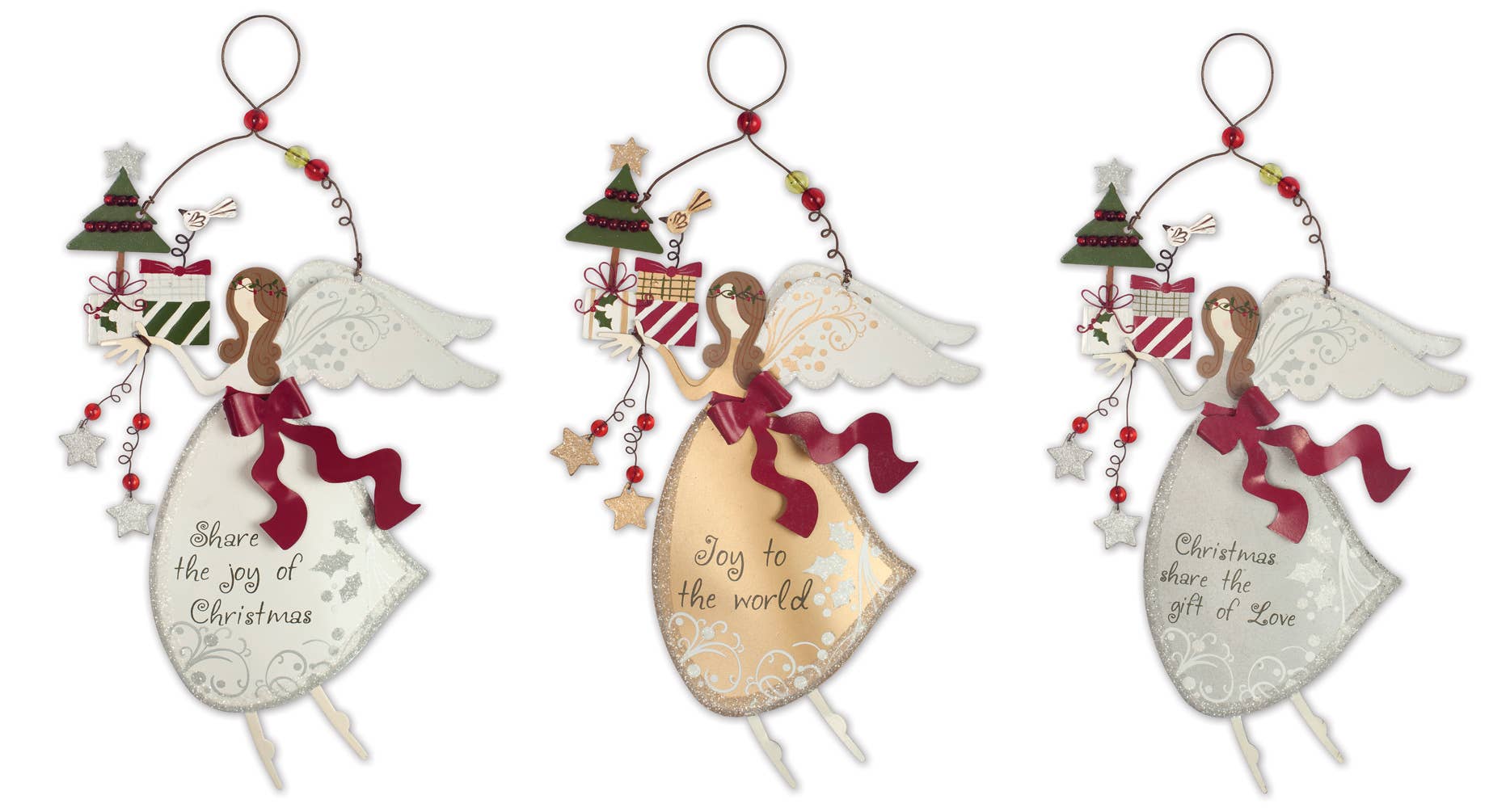 Sunset Vista Designs - Vendita all'ingrosso Set di decorazioni  - Ornamento Angelo - 3 Asst2