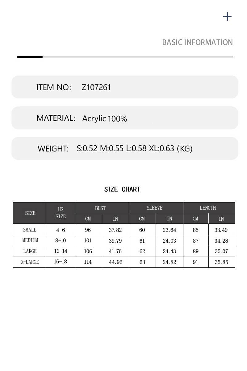 NINEXIS - Vente Cardigan – femme - Pull long à col rond à col rond CWOCAL3563