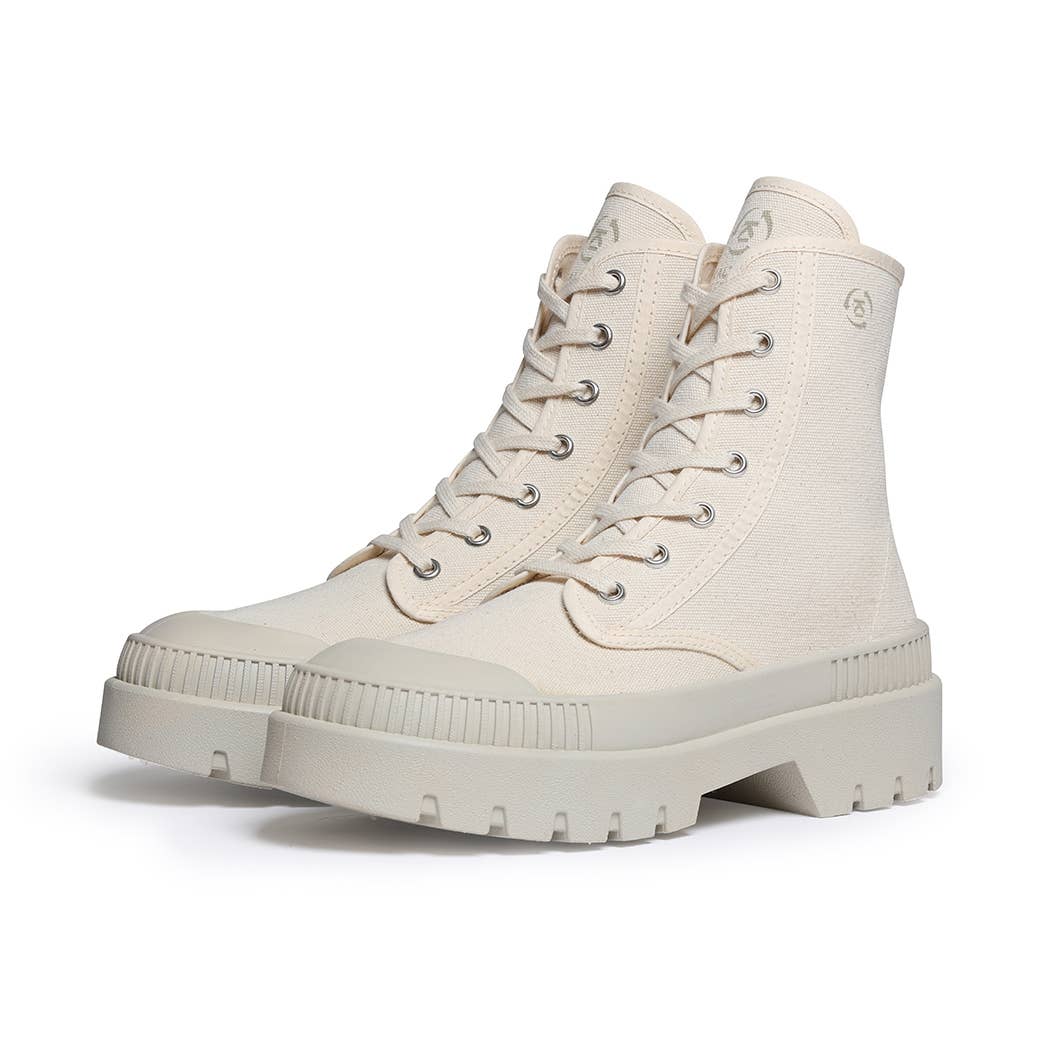 Kaltur - Vente Rangers/chaussures militaires – femme - Bottes Gaia écologiques en matériau recyclé12