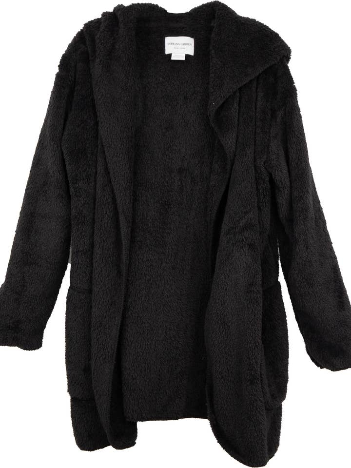 SR2641W-B — Schwarzer Tragetuch mit Kapuze — Plus A1681 für den Großhandel von K & C Clothing, Inc.