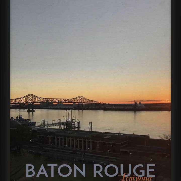 Louisiana 20'' x 18'' Framed Wall Art for wholesale by PTM Images