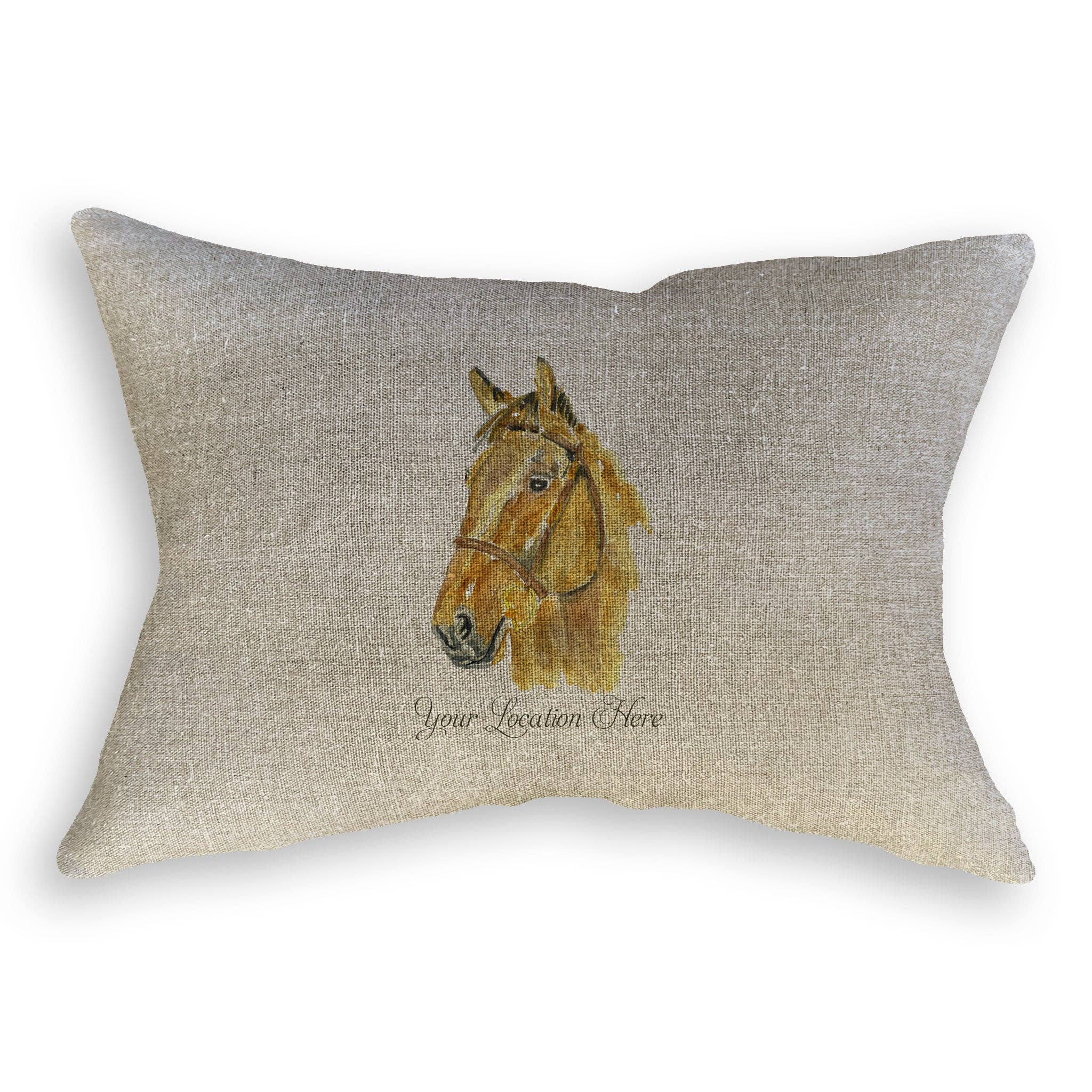 French Graffiti - Wholesale Tea Towel - Horse Head with Location8