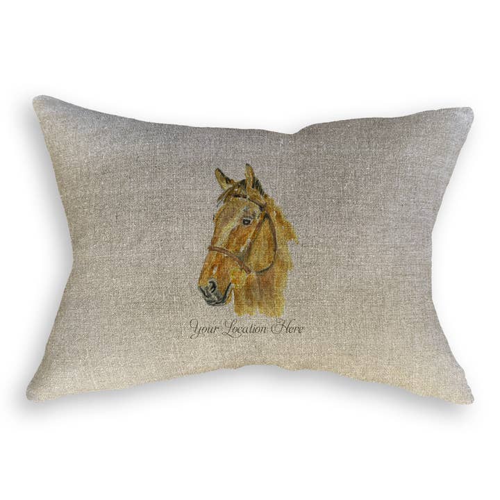 French Graffiti - Wholesale Tea Towel - Horse Head with Location8