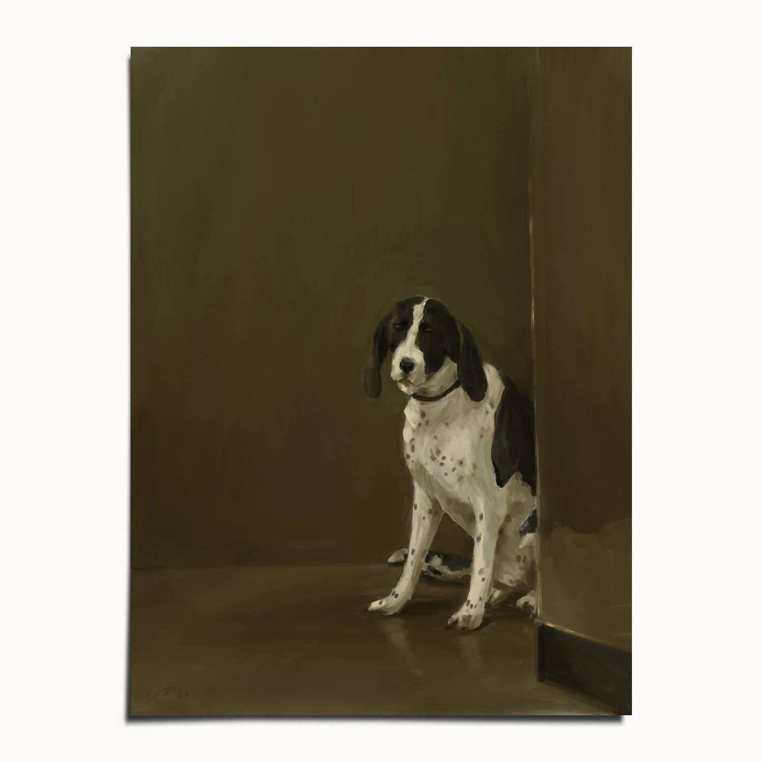 The Ugly Cat Studio - Wholesale Art Print - Milanese Restaurant Dog Art Print3
