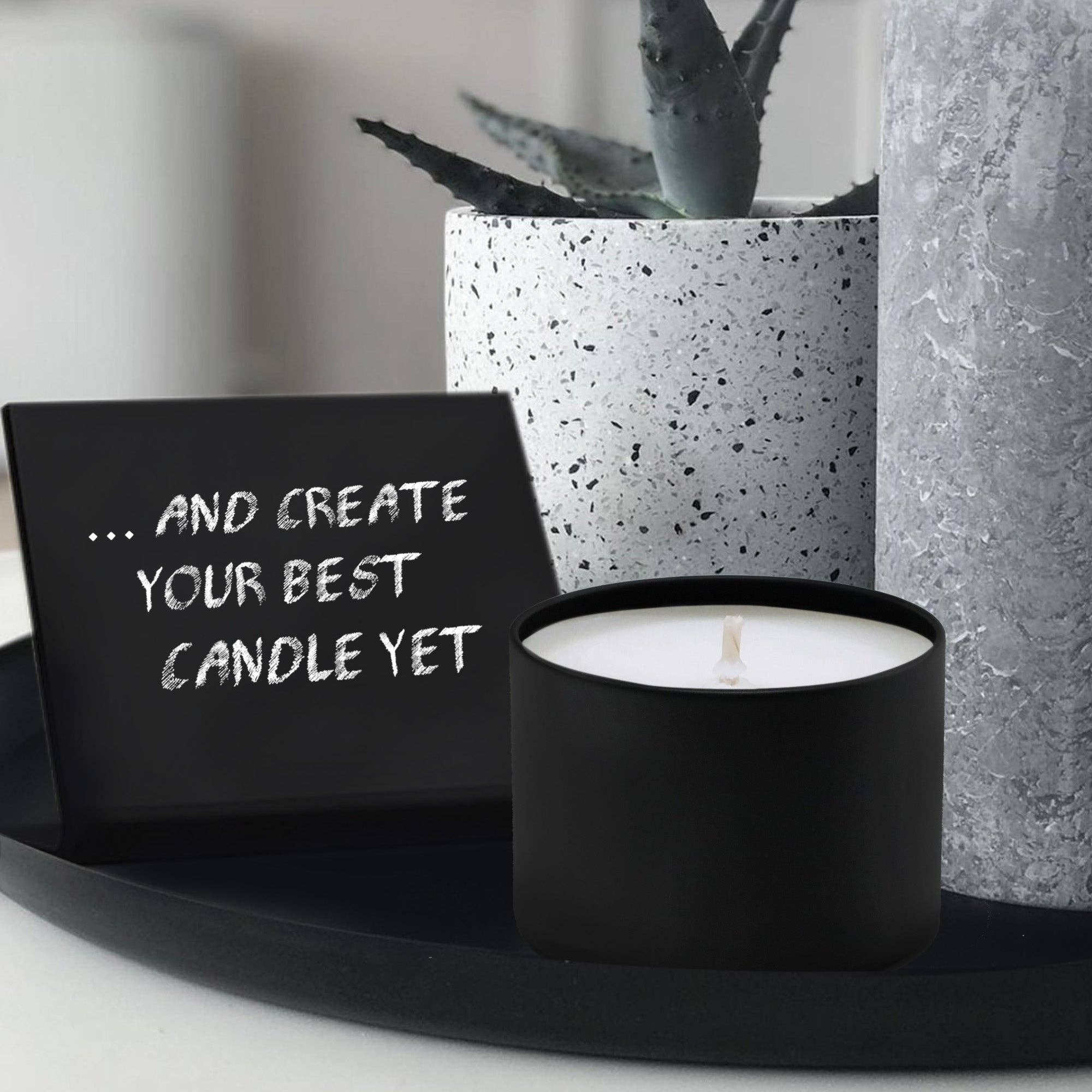 True Candle - Vente Bougeoirs - Lot de 24 boîtes à bougies True Candle de 8 oz, noir mat3