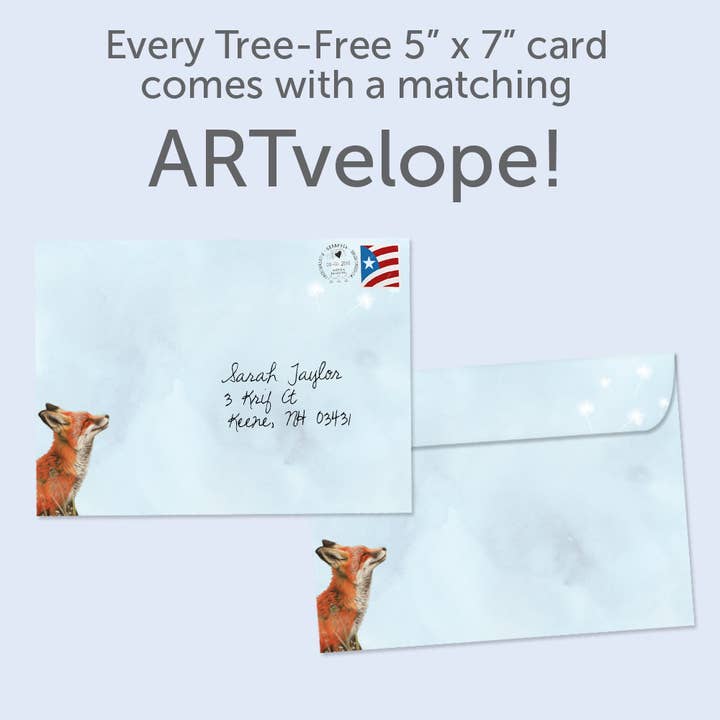 Tree-Free Greetings - Wholesale Birthday Card - Fox Wishes Birthday SKU 22240