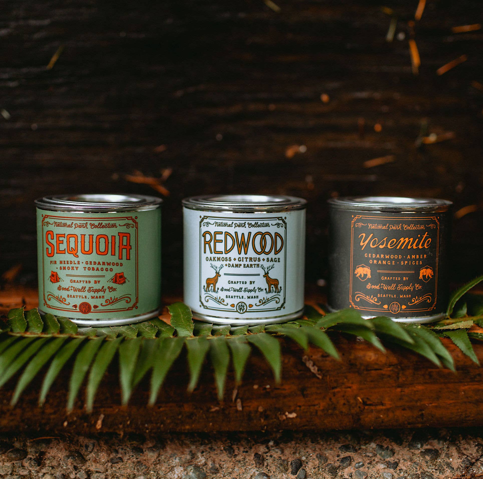 Good & Well Supply Co. - Wholesale Travel Candles - National Parks of the Mountain West Mini Candle Gift Set3