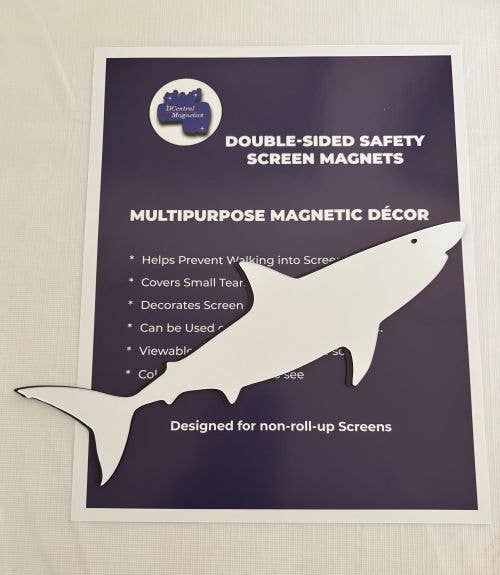 DCentral Magnetics - Wholesale Magnet - DCentral® Shark Flexible Vinyl Safety Screen Magnets3