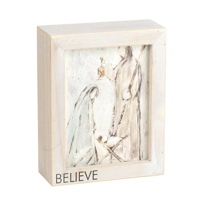 Cottage Garden - Wholesale Christmas Decoration - CHRISTMAS TABELTOP HOLY FAMILY BELIEVE1