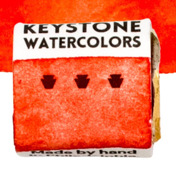 Scarlet Opaque Tomato Red Watercolor Paint for wholesale by Keystone Creative Goods