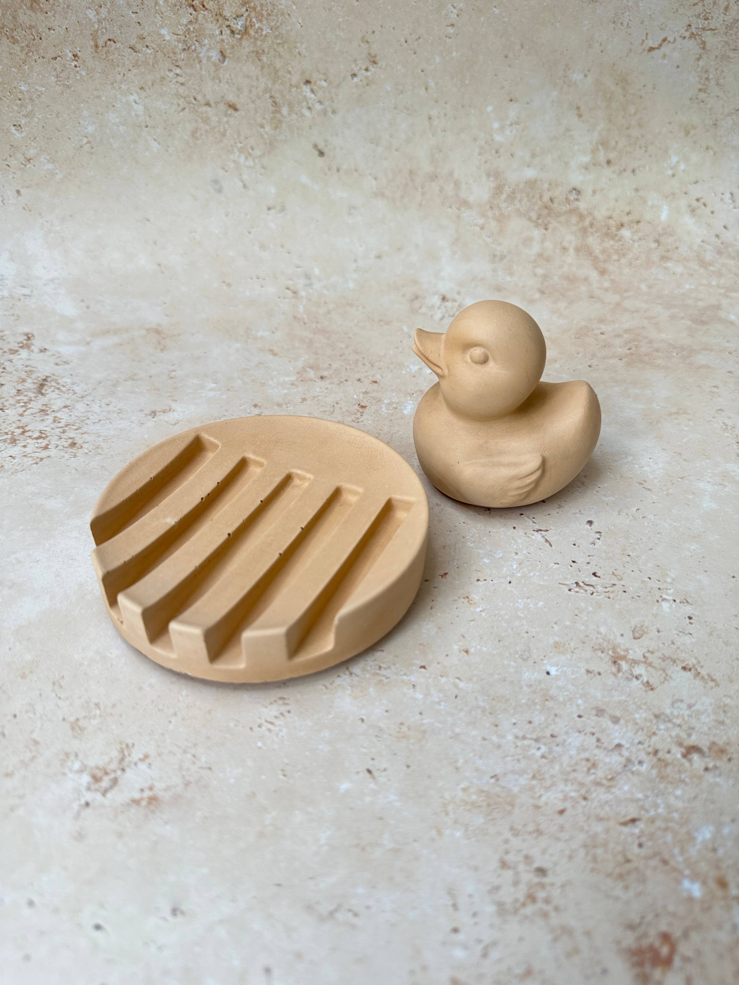 Smells Like Home Store - Wholesale Bath Soap Dish - Round Flow Concrete Soap Dish8