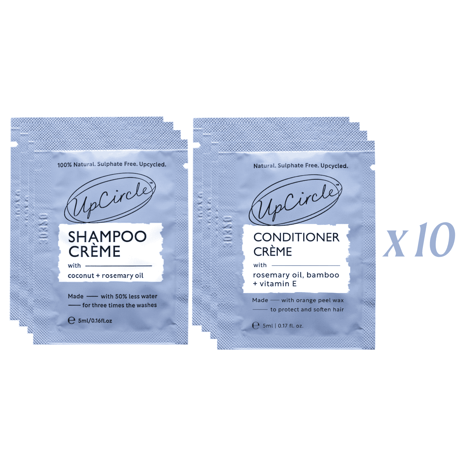 UpCircle Beauty UK - Wholesale Haircare Set/Kit - Vegan Hair Care Duo with Coconut, Rosemary + Grapefruit Oils6