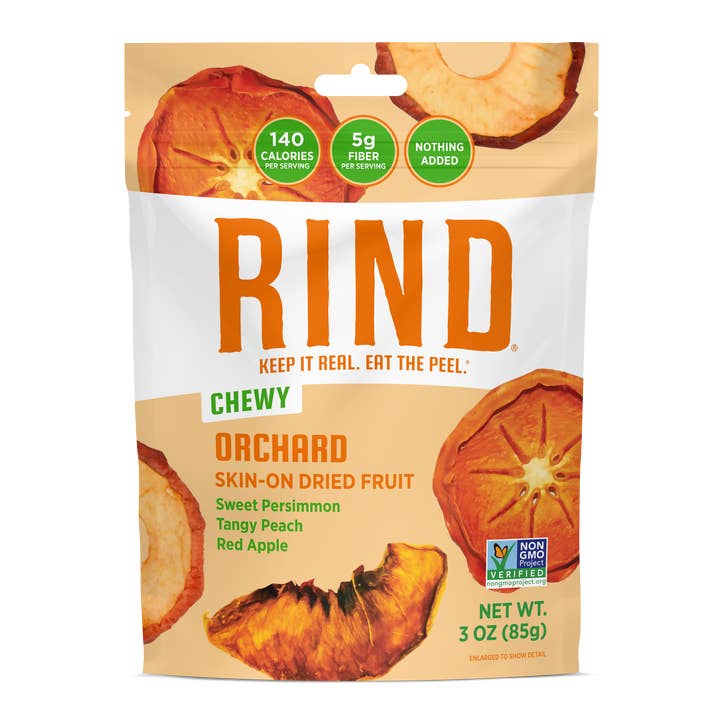 RIND Small Batch LLC - Wholesale Dried/Dehydrated Fruit - Orchard Blend, Skin-on Dried Fruit - 3oz