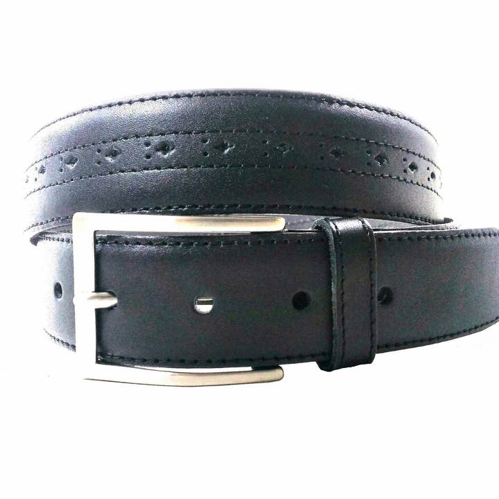 HANDGEMAAKTE LEREN RIEM 3,5 CM voor wholesale door Creaciones Corpas