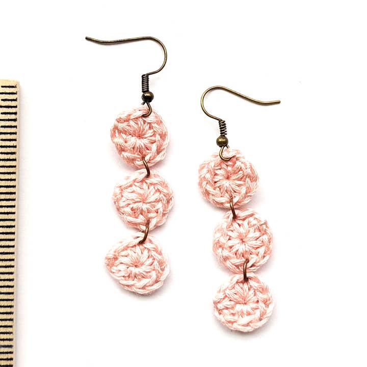 Handgemaakte gehaakte oorbellen voor wholesale door Royaboya Handmade