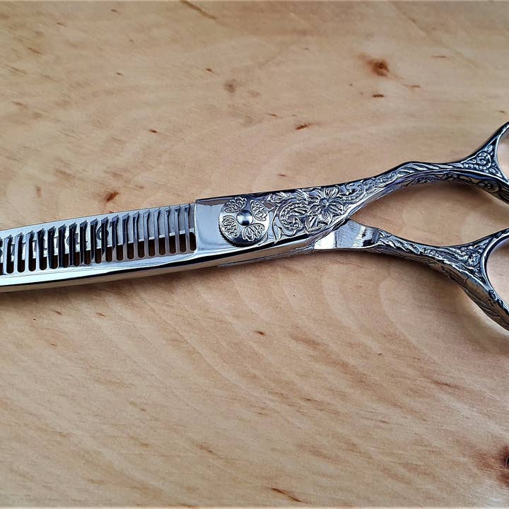 STERNSTEIGER – wholesale Frisörsax – Sternsteiger Samurai blomma hår saxar Set4