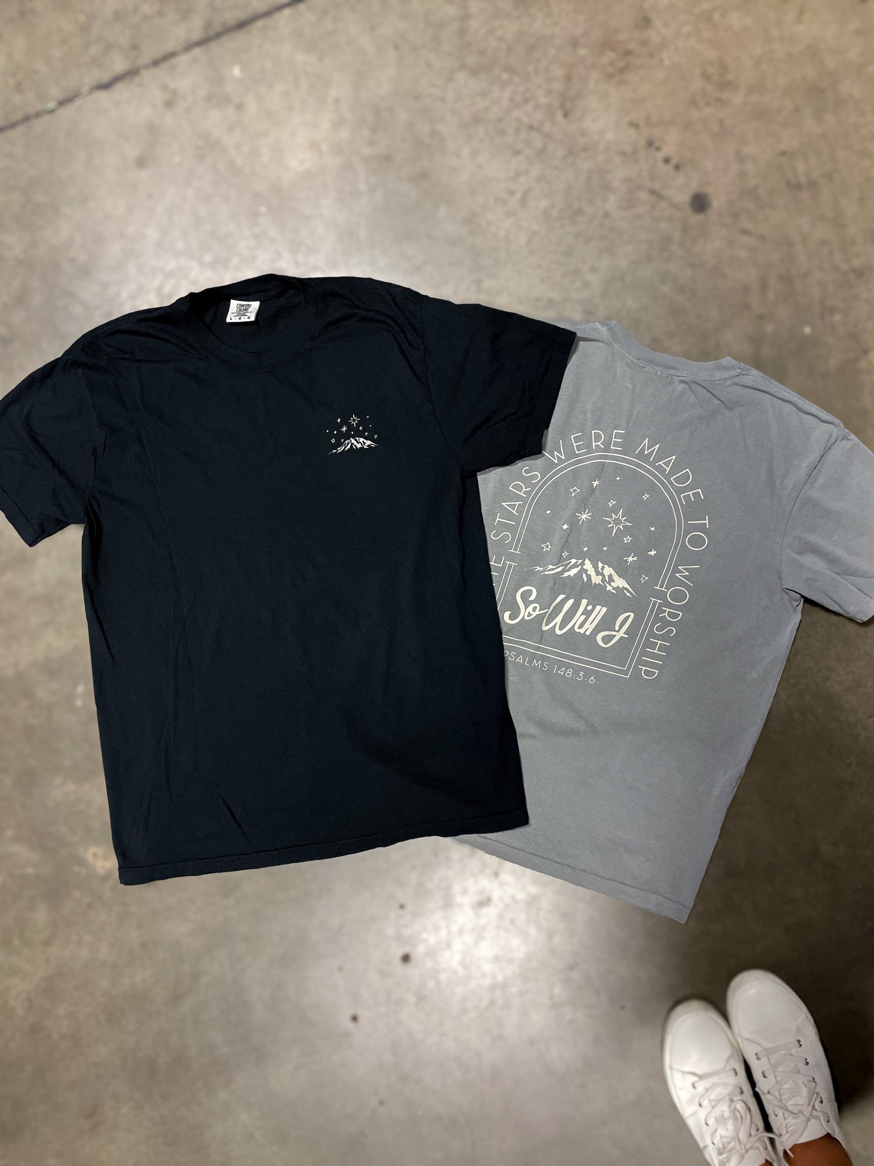 Honey Soul LLC - Wholesale T-shirt met print - Uniseks - Als de Sterren Gemaakt Waren om te Aanbidden Grafisch T-shirt6