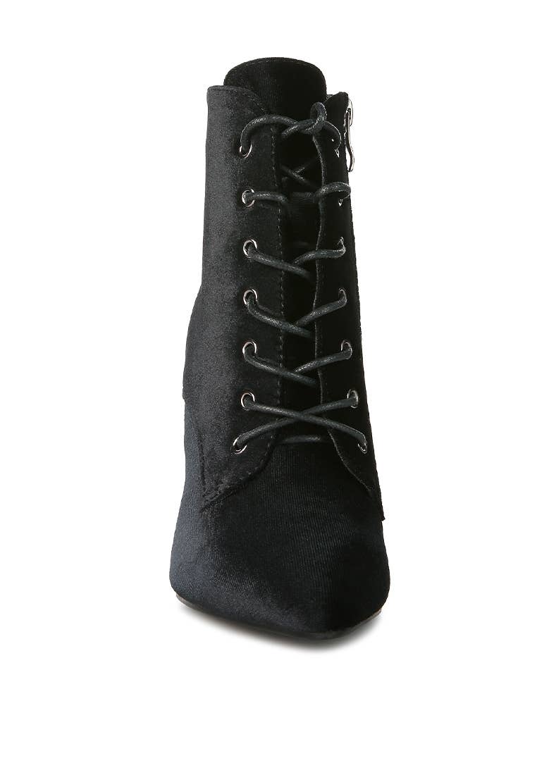 Rag Company - Wholesale Booties - Women's - BORNSTA Velvet High Heeled Velvet Boots12