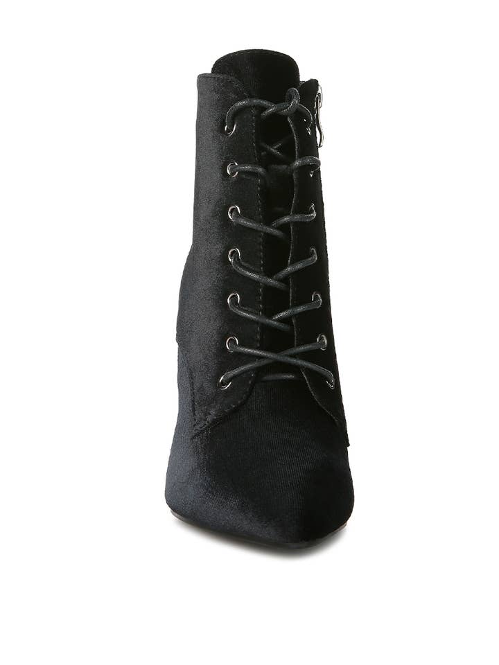 Rag Company - Wholesale Booties - Women's - BORNSTA Velvet High Heeled Velvet Boots12