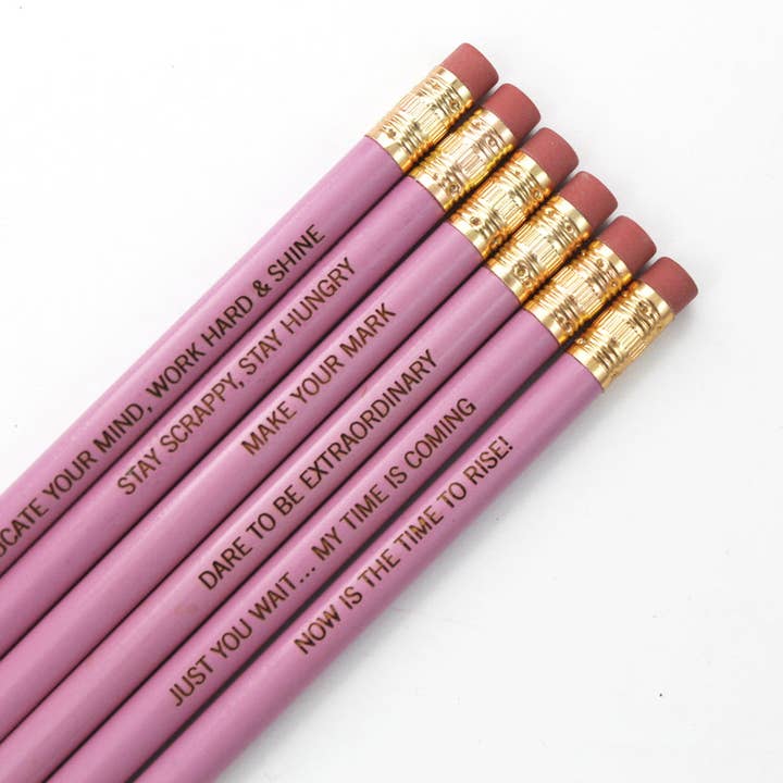 Crayons Hamiltwist Hamilton lavande (ensemble de 6 crayons) pour la vente par The Carbon Crusader