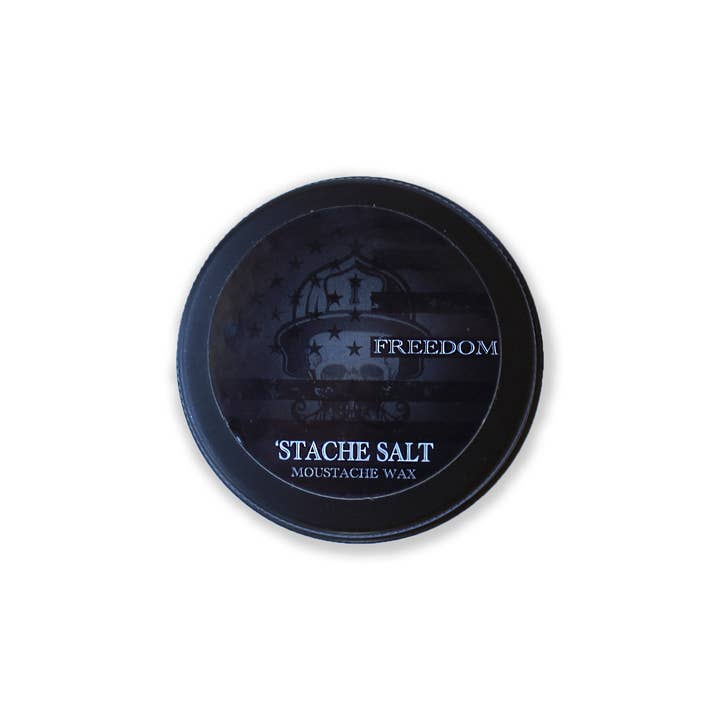 'Stache Salt - Wholesale Beard Styling Product - Freedom Blend- Extra Strong Moustache Wax