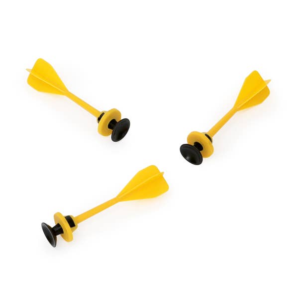 Scratch - Set de fléchettes pour Blowdarts JAUNE pour la vente par DAM