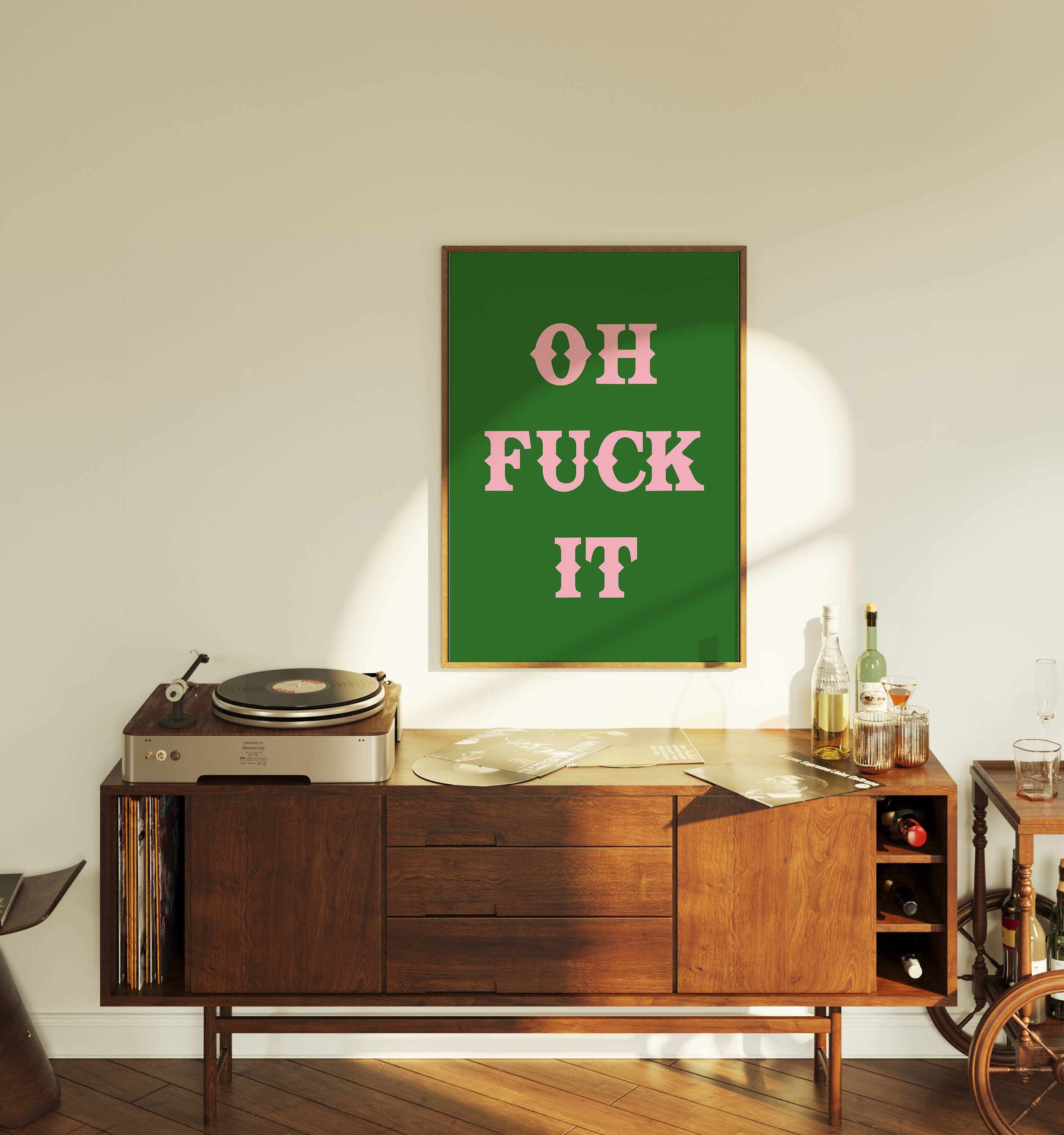 Twisted Rebel Designs - Wholesale Art Print - Oh Fuck It Art Print8