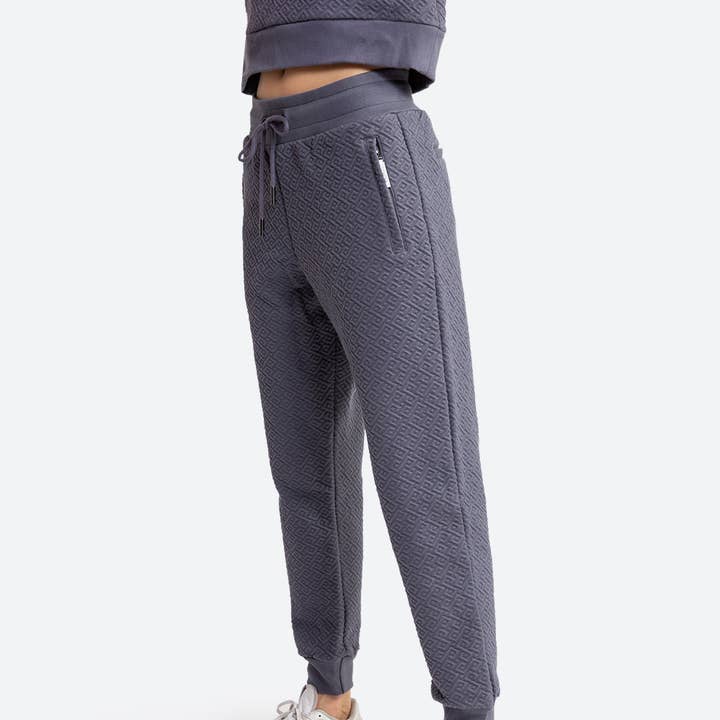 Women's Belgrano Gaucho Pattern Track Pants in Slate and other Purchase Wholesale zip sliders. Free Returns & Net 60 Terms on Faire trending on Faire.
