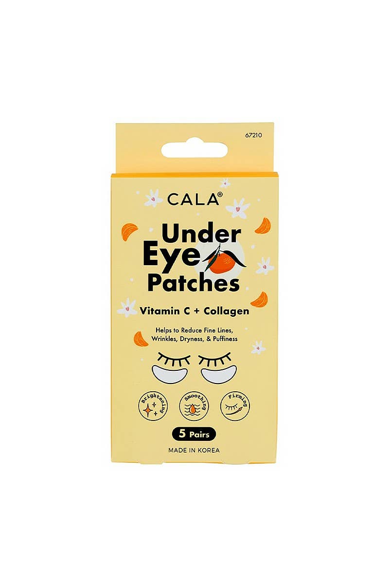 CALA 67210 Under Eye PATCHES Vitamin C and Collagen - 6pc