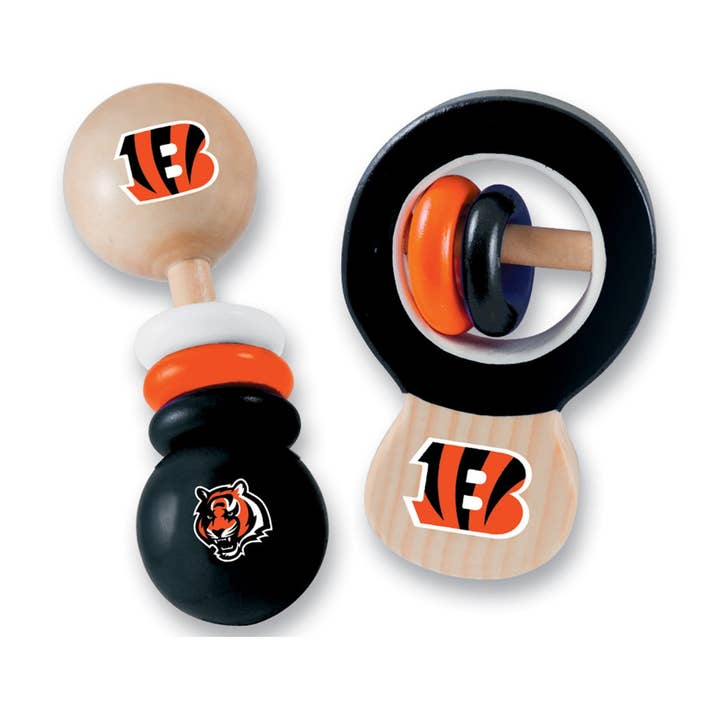 Cincinnati Bengals - Baby Rattles 2-Pack for wholesale by Masterpieces Puzzles